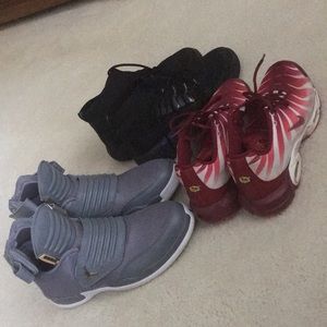 3 pairs of men’s shoes Jordans air max & oil and slip resistance work sneaker bo